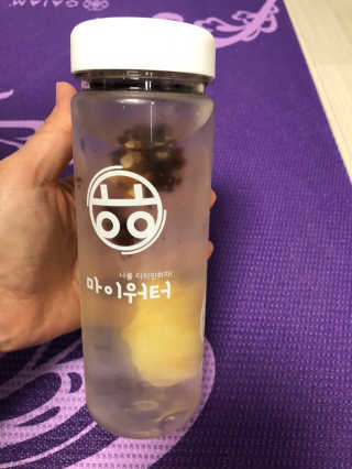 ㅎㅎ마이워터 과일워터팩+전용보틀_레몬파인애플 — 4.67점을 준 리뷰어가 2018년 5월 올린 사용 사진