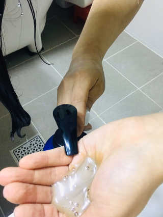 다슈코리아 다슈 데일리 단백질 한방 두피 골드 샴푸 500ml — 5점을 준 리뷰어가 2020년 3월 올린 사용 사진