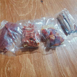 [펫토리아] 뚝딱뚝딱 400g 강아지 간식 베스트5종 — 5점을 준 리뷰어가 2019년 1월 올린 사용 사진