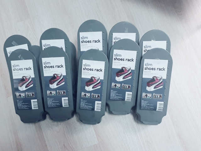 [슬림 신발정리대 ㄷ형 10p] 똑똑한 정리 수납 리뷰 사진