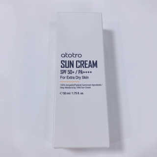 ATOTRO 아토트로 선 크림 SPF50+ PA++++ — 4점을 준 리뷰어가 2019년 4월 올린 사용 사진