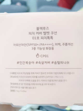 [블랙루즈] 피치 커버 벨벳 쿠션 2종 중 택1 — 5점을 준 리뷰어가 2019년 10월 올린 사용 사진