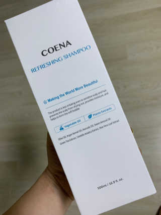 코에나샴푸 500ml — 5점을 준 리뷰어가 2019년 7월 올린 사용 사진