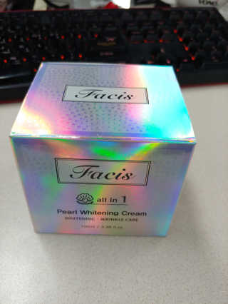 파시스 올인원 진주 화이트닝 크림 100ml — 3점을 준 리뷰어가 2019년 5월 올린 사용 사진