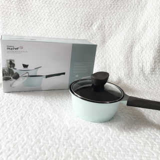 도루코 마이셰프 베이직 민트 냄비 편수 18cm — 4.5점을 준 리뷰어가 2016년 9월 올린 사용 사진