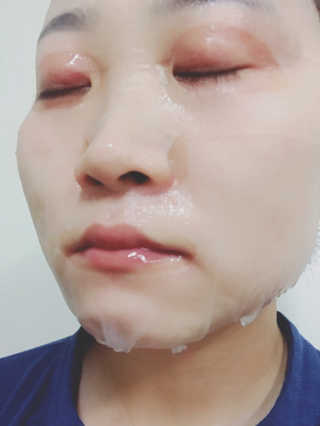 페네그린 모이스처라이징 셀렉트 마스크 4종 — 5점을 준 리뷰어가 2018년 12월 올린 사용 사진