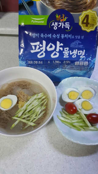풀무원 여름별미 Best 냉면 세트 겨울동치미, 평양냉면 — 5점을 준 리뷰어가 2019년 6월 올린 사용 사진