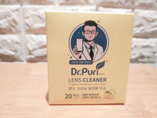 [닥터퓨리] 렌즈크리닝 항균 티슈 5박스_100매 — 5점을 준 리뷰어가 2019년 7월 올린 사용 사진