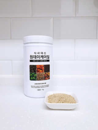 (주)이스터비엔에프 식사대용선식 원데이케어밀 1KG 대용량 — 4점을 준 리뷰어가 2019년 2월 올린 사용 사진