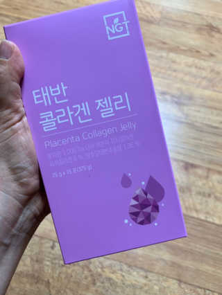 네츄럴굿띵스 태반 콜라겐 젤리 15포 — 5점을 준 리뷰어가 2019년 6월 올린 사용 사진