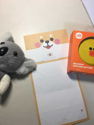 엘토이 L-TOY 시바견 편지지 8종 + 고양이편지지 각 3종 1set — 5점을 준 리뷰어가 2018년 11월 올린 사용 사진