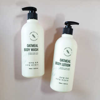 (주)에네스티 내추럴 촉촉  오트밀 바디로션 500ml — 5점을 준 리뷰어가 2019년 8월 올린 사용 사진