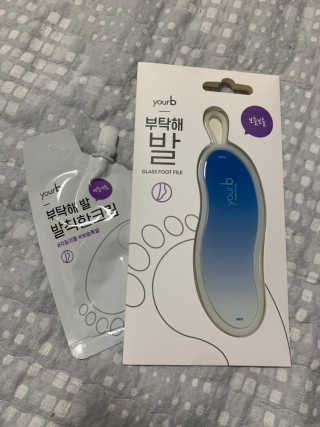 유어비 부탁해 발 부탁해 발 글라스 풋 파일 — 4.5점을 준 리뷰어가 2019년 4월 올린 사용 사진