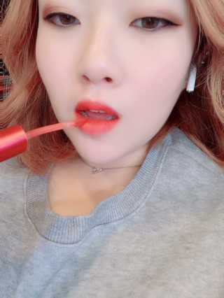 [블랙루즈] 코튼 립 컬러 — 5점을 준 리뷰어가 2018년 11월 올린 사용 사진