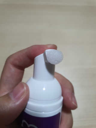 폼글 I foamgle [폼글] 거품가글 50ml 3종 - 민트, 라벤더, 라즈베리 — 5점을 준 리뷰어가 2019년 10월 올린 사용 사진