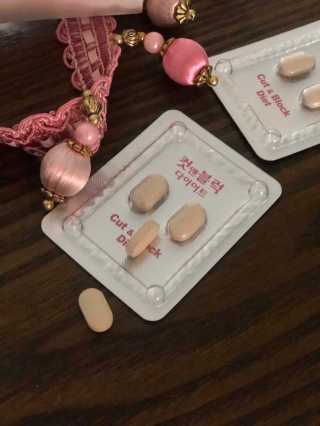 비타맘 컷앤블럭 식욕억제제 탄수화물차단제 칼로리컷팅제 HCA — 3.5점을 준 리뷰어가 2020년 2월 올린 사용 사진