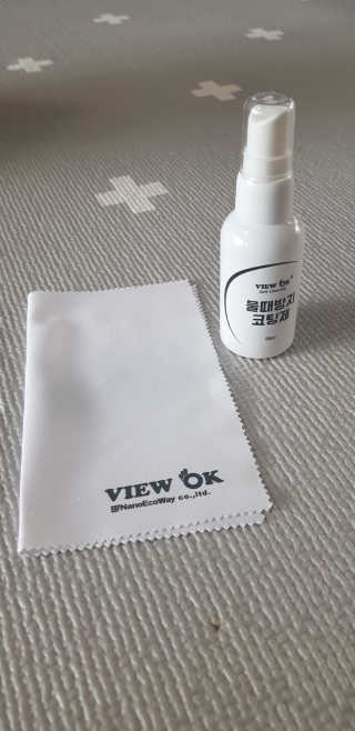 뷰오케이 욕실 화장실 셀프 물때제거 코팅제,리무버 50ml — 4점을 준 리뷰어가 2019년 5월 올린 사용 사진