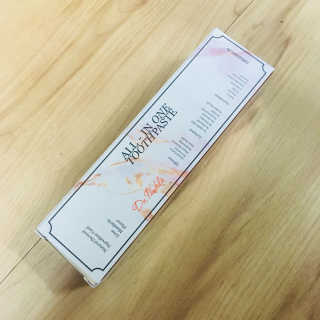 큐어스크립트 닥터폴스 치약 라임만다린향 — 3.83점을 준 리뷰어가 2018년 3월 올린 사용 사진