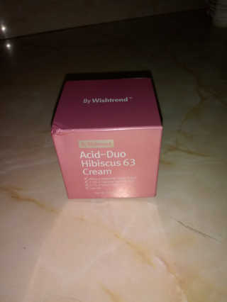 Wishtrend Acid-Duo 히비스커스 63 크림 — 5점을 준 리뷰어가 2019년 11월 올린 사용 사진
