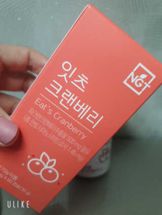 네츄럴굿띵스 잇츠 크랜베리 1병 30일분 — 4.5점을 준 리뷰어가 2019년 11월 올린 사용 사진
