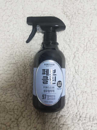 더블유드레스룸 페브클린 500ml — 5점을 준 리뷰어가 2018년 11월 올린 사용 사진
