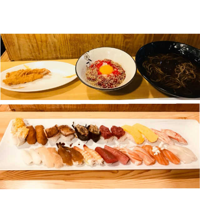 [초밥왕 수원역점] 오마카세 2인 세트 리뷰 사진