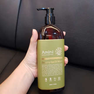 아미니 오일워시 시리즈 400ml（3종 중 1종 랜덤발송 — 5점을 준 리뷰어가 2019년 8월 올린 사용 사진