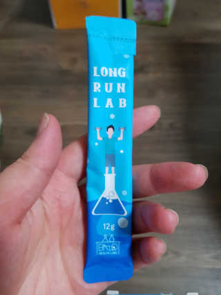BAIO HEALTH LABS LONG RUN LAB 10개입 1박스 — 5점을 준 리뷰어가 2020년 2월 올린 사용 사진