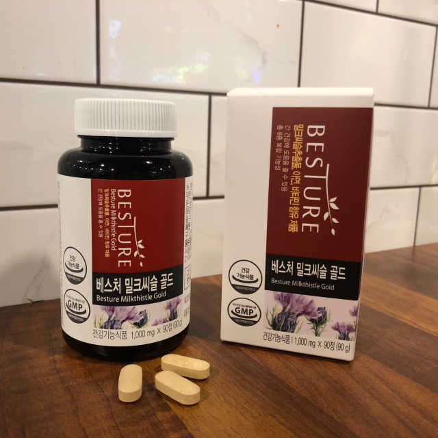 베스처 밀크씨슬골드 리뷰 사진