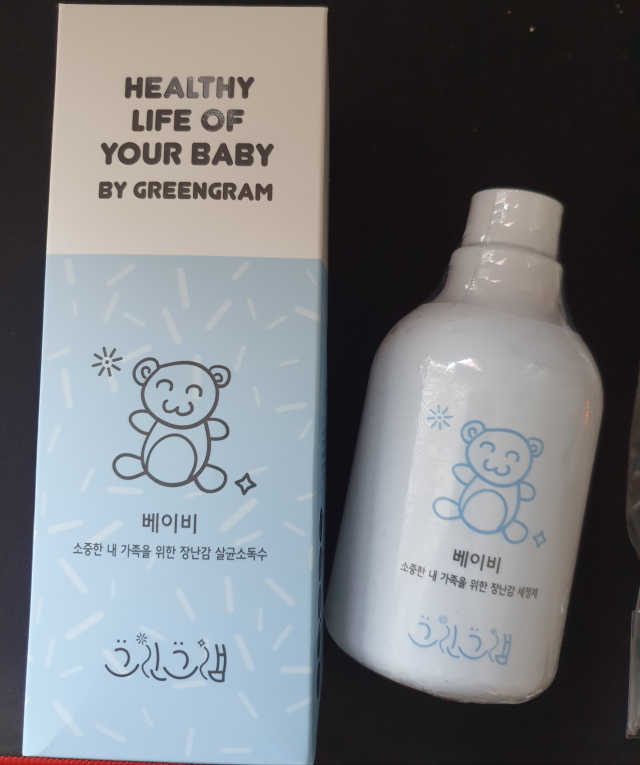 그린그램 베이비 뿌리는 살균 소독제 살균소독수 리뷰 사진