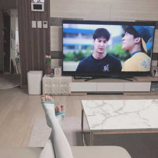 ★상품설명 필독★ 슬림워크 야간용 쿨에어 압박스타킹 — 5점을 준 리뷰어가 2020년 2월 올린 사용 사진