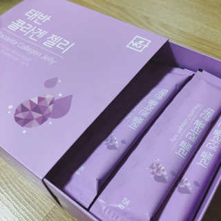 네츄럴굿띵스 태반 콜라겐 젤리 15포 — 5점을 준 리뷰어가 2018년 9월 올린 사용 사진