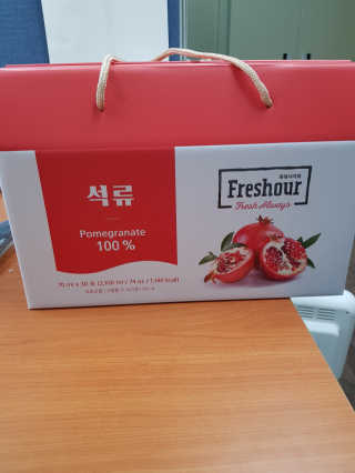 후레쉬아워 후레시아워 과채주스 3종 — 5점을 준 리뷰어가 2018년 8월 올린 사용 사진