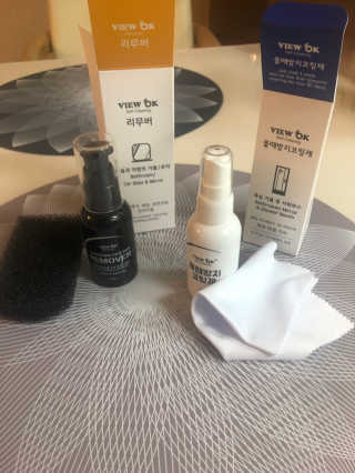뷰오케이 욕실 화장실 셀프 물때제거 코팅제,리무버 50ml — 3점을 준 리뷰어가 2019년 5월 올린 사용 사진