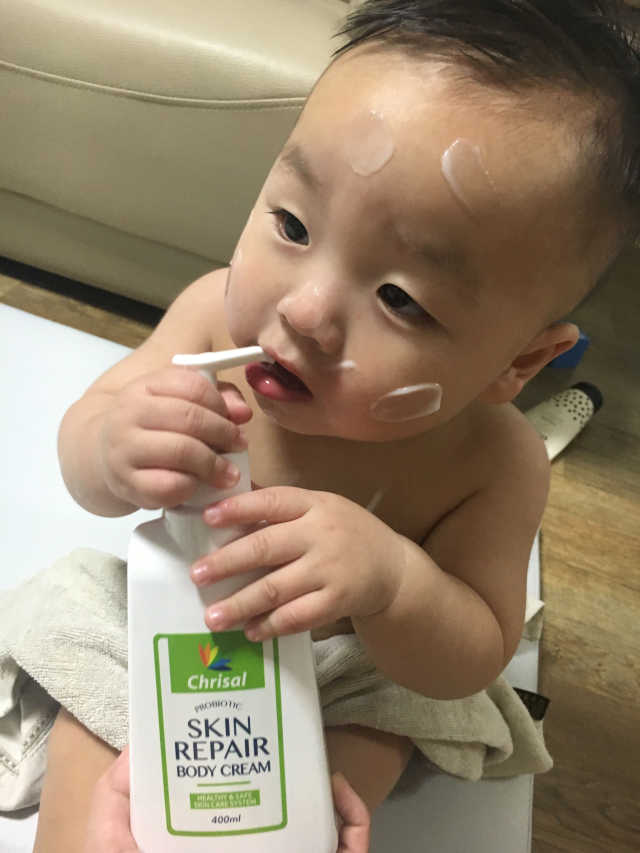 크리살 유산균 스킨 리페어 바디크림 리뷰 사진
