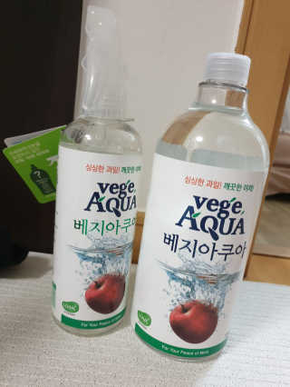 베지아쿠아 475ml + 리필 1000ml 1Set — 3점을 준 리뷰어가 2019년 11월 올린 사용 사진