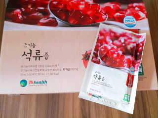 [하이헬스] 정말 진하고 맛있는 유기농 석류즙 30포 — 5점을 준 리뷰어가 2019년 11월 올린 사용 사진