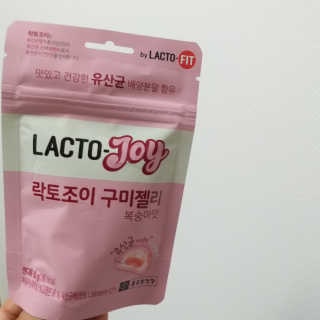 락토조이 구미젤리 복숭아맛 — 5점을 준 리뷰어가 2019년 6월 올린 사용 사진