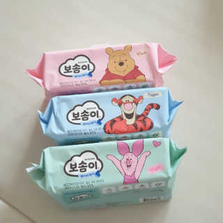 보솜이 아기물티슈 베이비케어 푸에디션 캡 74매 10입 — 5점을 준 리뷰어가 2019년 4월 올린 사용 사진