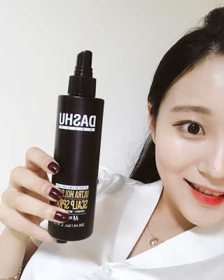 다슈코리아 다슈 데일리 탈모완화 초강력 헤어 스프레이 — 3.17점을 준 리뷰어가 2017년 11월 올린 사용 사진