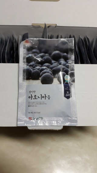 [하이헬스] 원물맛이 그대로~ 참진한 아로니아즙 30포 — 5점을 준 리뷰어가 2019년 12월 올린 사용 사진