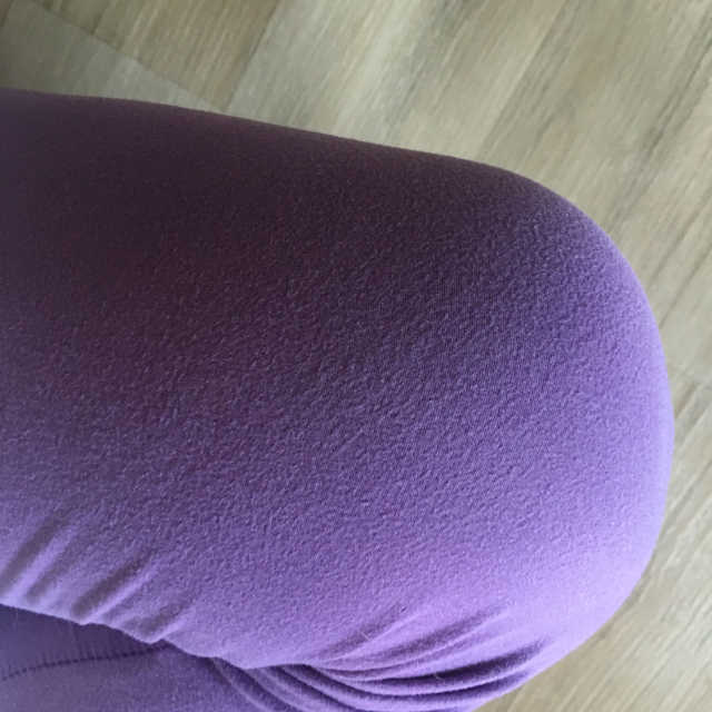 봄가을겨울 퍼플 패션레깅스 리뷰 사진