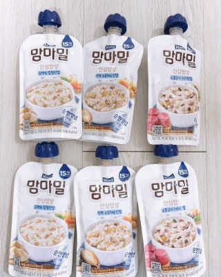 [매일유업] 맘마밀 안심밥상 6개입 — 5점을 준 리뷰어가 2019년 8월 올린 사용 사진