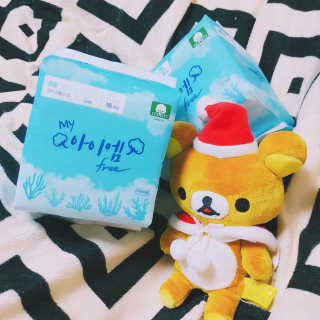 보타메디 마이아이엠 생리대 — 5점을 준 리뷰어가 2018년 12월 올린 사용 사진