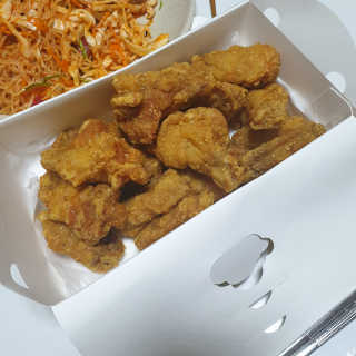 [치킨마루]-  빠사칸윙봉현미 + 콜라 500ml — 5점을 준 리뷰어가 2019년 7월 올린 사용 사진