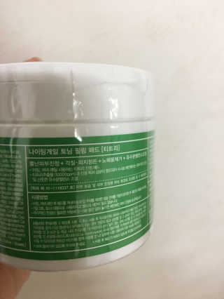 나이팅게일 토닝 필링패드(티트리) — 5점을 준 리뷰어가 2017년 12월 올린 사용 사진