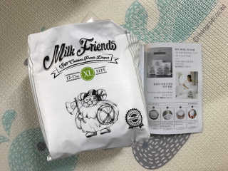 밀크프렌즈 MILK FRIENDS 쿠션 팬츠 기저귀 — 4점을 준 리뷰어가 2018년 8월 올린 사용 사진