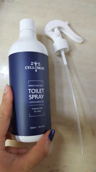 셀로몬 토일렛 스프레이 500ml — 5점을 준 리뷰어가 2018년 5월 올린 사용 사진