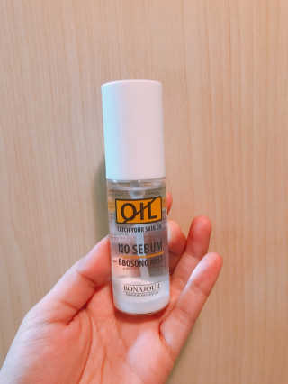 보나쥬르 노세범 뽀송 미스트 50ml — 1점을 준 리뷰어가 2018년 6월 올린 사용 사진