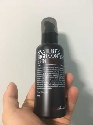 벤튼 스네일비 하이콘텐트 스킨 150ml — 4.17점을 준 리뷰어가 2017년 4월 올린 사용 사진